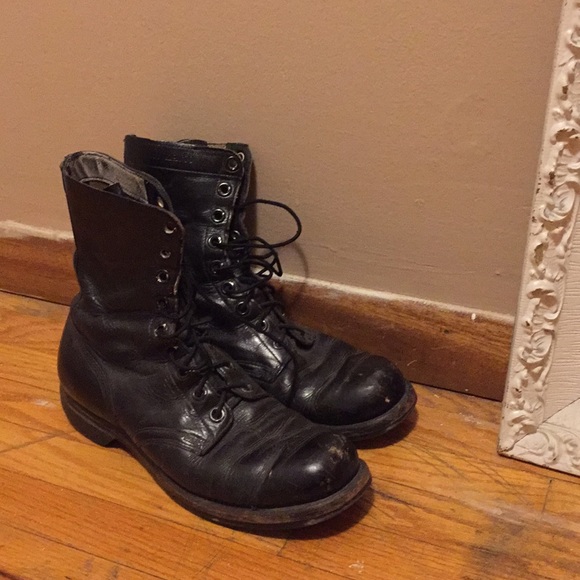 mens vintage combat boots